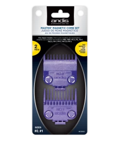 ANDIS - Accessories - Master Magnetic Comb Set - #0 & #1