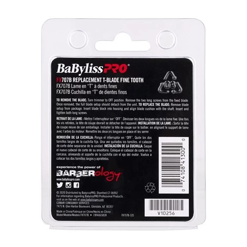BABYLISS PRO - Replacement Outliner Hair Trimmer Blade Graphite FX707B 5 BABYLISS PRO - Replacement Outliner Hair Trimmer Blade Graphite FX707B - Image 3