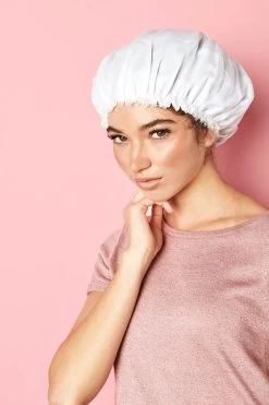 BETTY DAIN CREATIONS - Satinette Sleep Cap - White -Care Product Shop 426 WHT SatinSleepCapBettyDain 1000x 19157.1671065412