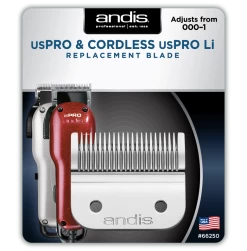 ANDIS - Accessories - US Pro & Cordless US Pro Li Replacement Blade -Care Product Shop 66250 clipper blade replacement us 1 package front web 61983.1607914034