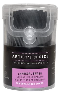 ARTIST'S CHOICE - Charcoal Swabs - 100 Pack