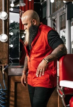 BARBER STRONG - The Barber Vest - Red