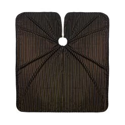 BARBER STRONG - The Barber Cape - Black With 24k Gold Pinstripe -Care Product Shop BSC10 BLK GOLD Black Gold Stripes Barber Cape Product 1 1800x1800 48574.1600240586
