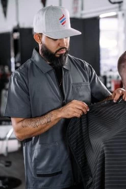 BARBER STRONG - The Barber Jacket - Gunmetal Grey