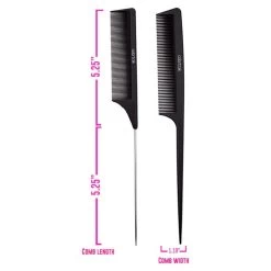 COLORTRAK - Carbon Fiber Combs - 2pk Black 11 COLORTRAK - Carbon Fiber Combs - 2pk Black -Care Product Shop CarbonCombs4 30063.1647914121