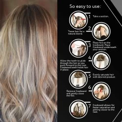 COOBOARD - 4in X 16in XL Foil/Balayage Board - Pink -Care Product Shop Cooboard4 78812.1663125115