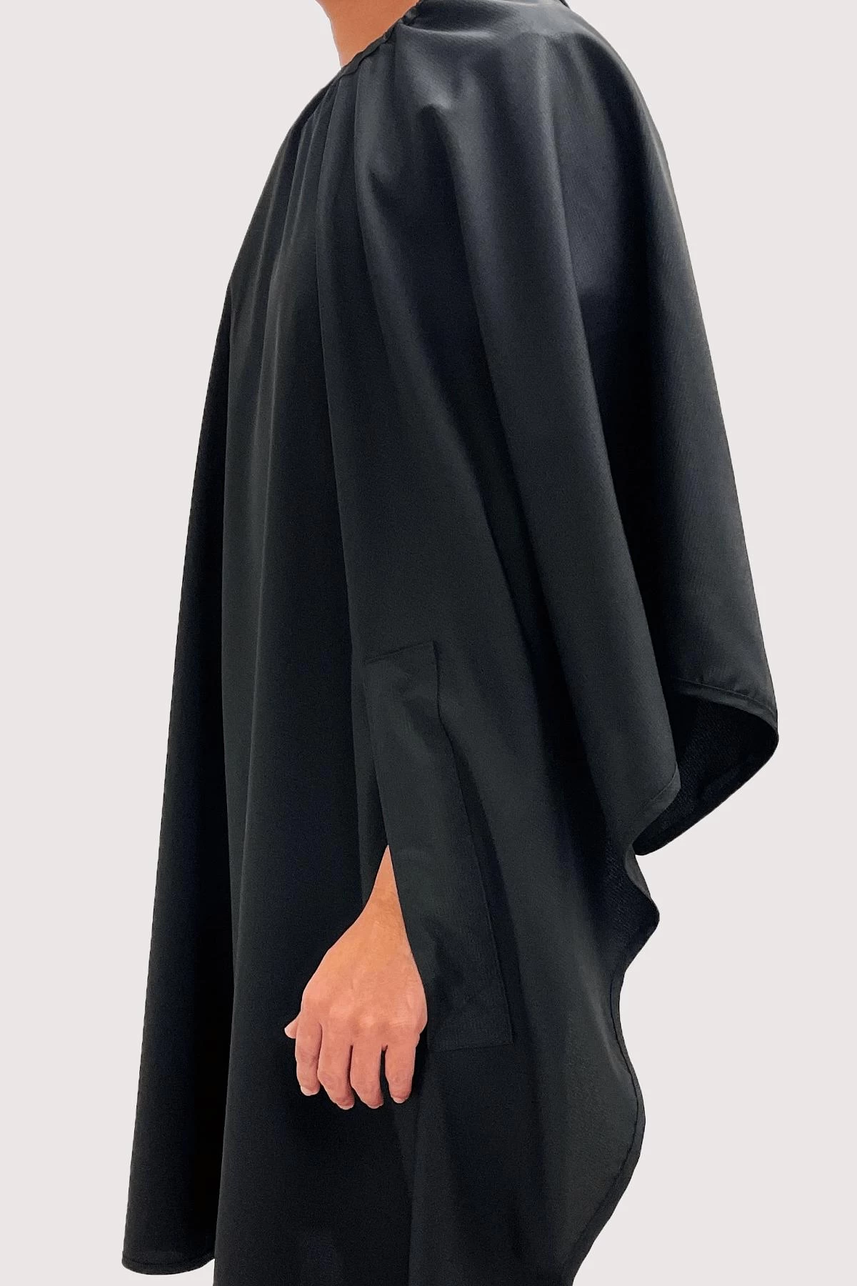 BARBER STRONG - The Hands-Free Barber Cape - Solid Black 7 BARBER STRONG - The Hands-Free Barber Cape - Solid Black - Image 5