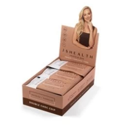 JSHEALTH VITAMINS - Protein Bar - Double Choc Chip 45g X 12