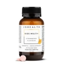 JSHEALTH VITAMINS - Kids Multi+ Formula (Strawberry Flavour) - 60 Chewable Tablets
