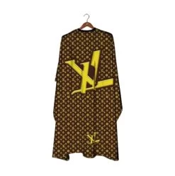 DEYAZ - Premium Salon Cape LV Gold & Brown