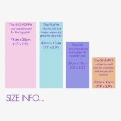 NOMAD HAIR PRO - Black Glitter Foil / Balayage Board - The Playa -Care Product Shop NOMAD Hair Pro Foil Balayage Board Sizes 64348.1644453415