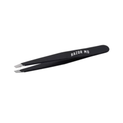 RAZOR MD - Slanted Blackout Tweezers