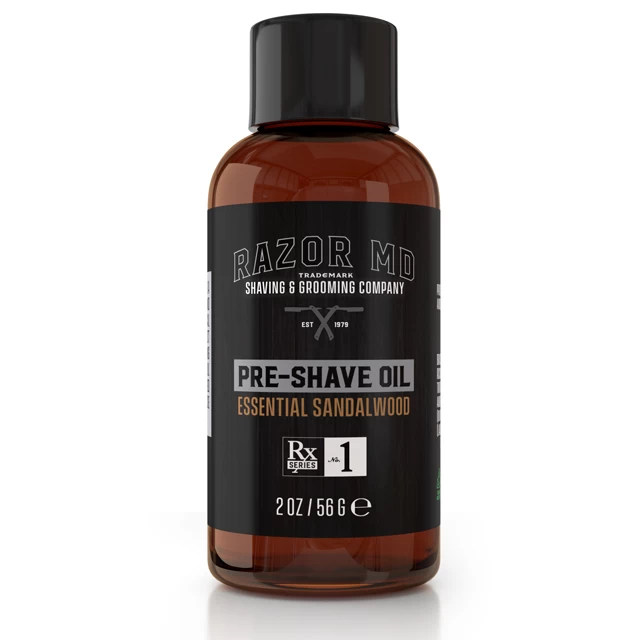 RAZOR MD - Shaving - Pre-Shave Oil - Essential Sandalwood 56g 3 RAZOR MD - Shaving - Pre-Shave Oil - Essential Sandalwood 56g