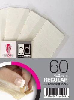 ANGEL EXTENSIONS - Replacement Tapes Regular 4 X 0.9cm - 60pk