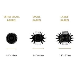 HOT TOOLS PROFESSIONAL - Black Gold Volumizer Blowout Brush Attachment - X-Small -Care Product Shop VolumiserHeads2 73755.1649639240