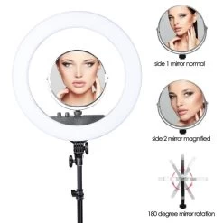JOIKEN - Goddess LED Selfie Ring Light -Care Product Shop goddess led selfie light back with mirror options 12230.1606436292