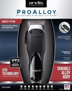 ANDIS - CLIPPERS - Pro Alloy XTR Clipper -Care Product Shop proalloy xtr clipper aac 1 package 21375.1541111363